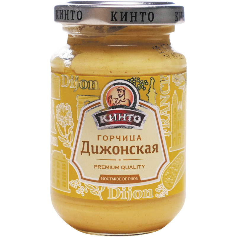 Изображение товара Горчица Кинто Дижонская, 170г