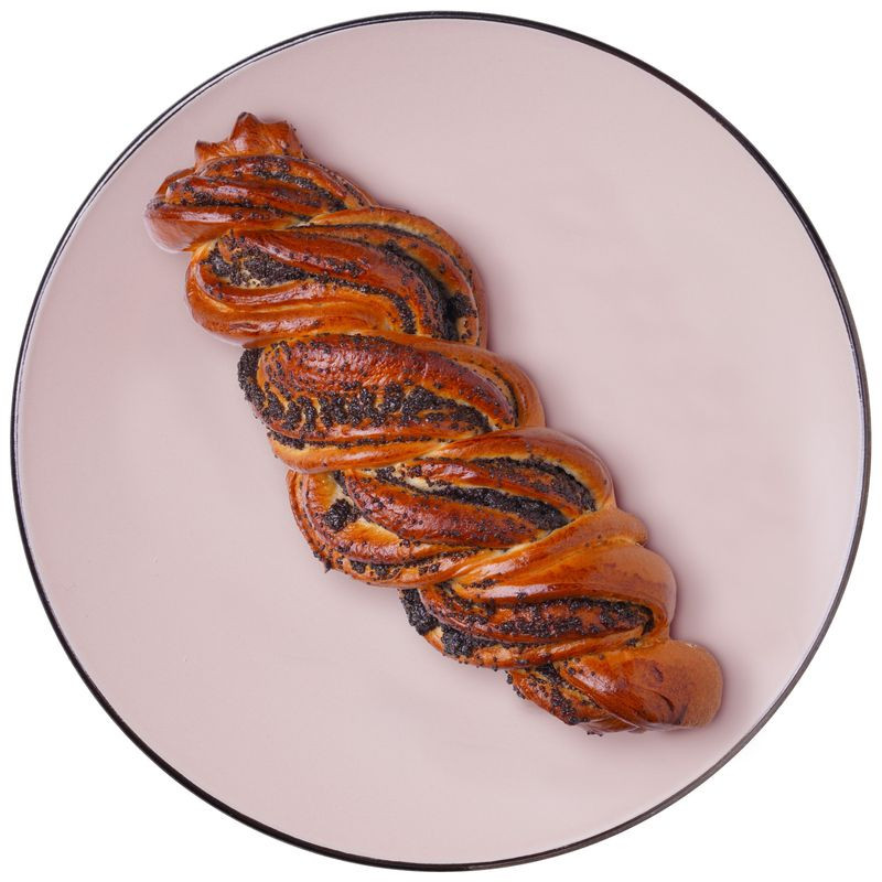 Изображение товара Рулет с маком 200г от Пекарни Перекрёсток свежая выпечка