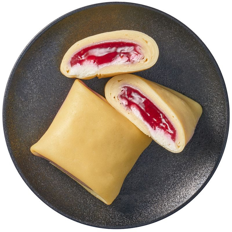 Изображение товара Конвертики с сырным кремом и малиновой начинкой Перекрёсток Select 140г