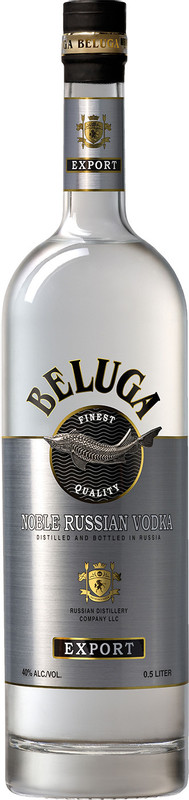 Изображение товара Водка Beluga Нобл 40%, 500мл - качественный алкогольный напиток