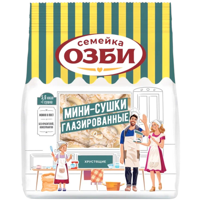 Изображение товара Мини-сушки Семейка Озби глазированные, 150г