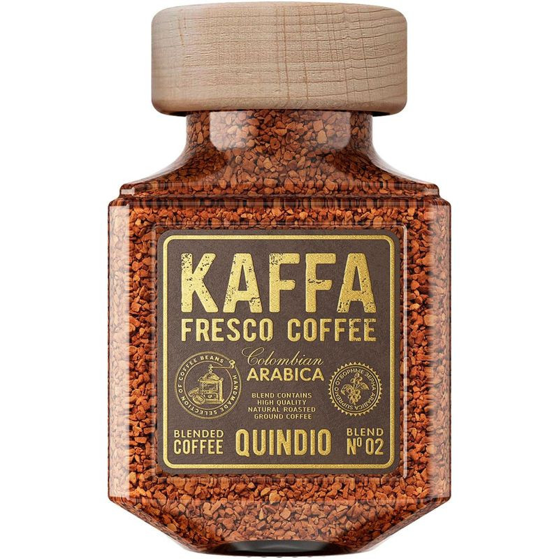 Изображение товара Кофе растворимый Kaffa Fresco Quindío 100 г натуральный сублимированный