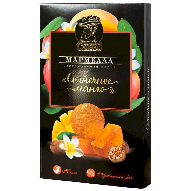 Изображение товара Мармелад Мармеладная Сказка Солнечное манго 170г натуральный сладкий продукт