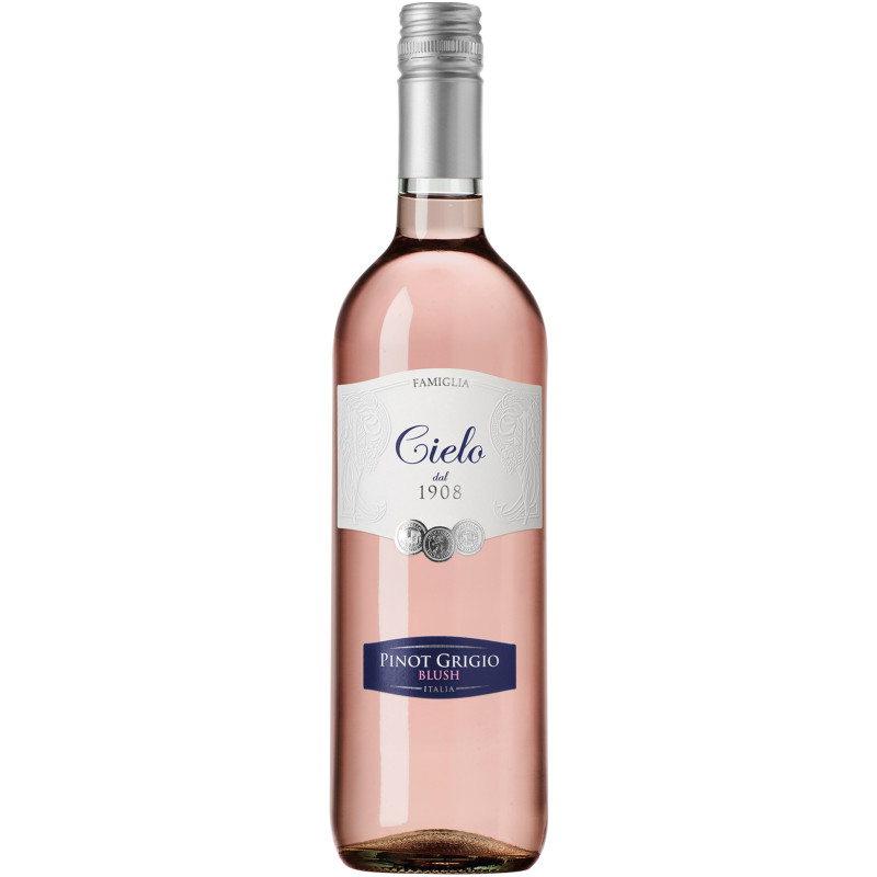 Изображение товара Вино Cielo Pinot Grigio Blush розовое полусухое 12%, 750мл