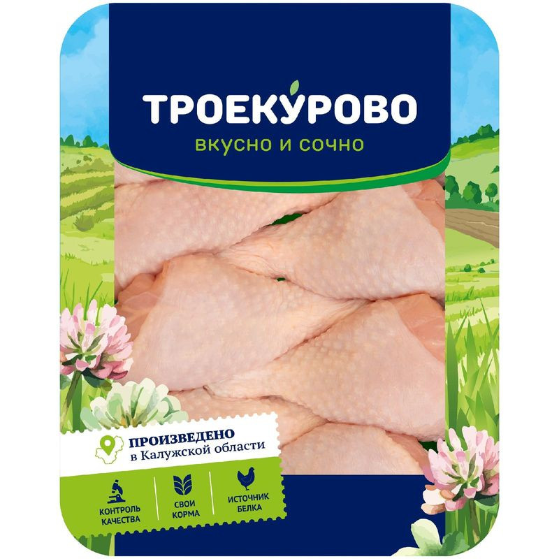 Изображение товара Голень куриная Троекурово охлаждённая 900г - свежее мясо для вкусных блюд