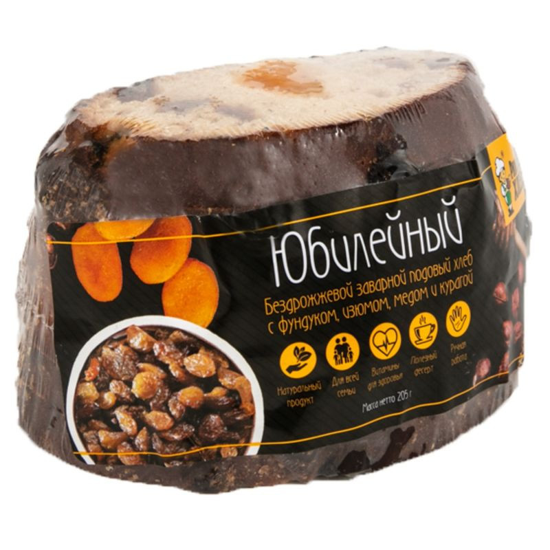 Изображение товара Рижский Хлеб Юбилейный бездрожжевой 205г натуральный вкус