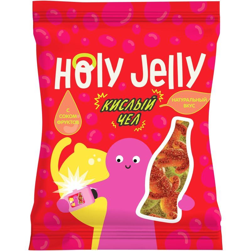 Изображение товара Мармелад Holy Jelly Кислый Чел кола-лимон 65г