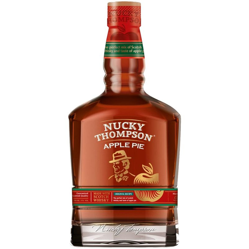 Изображение товара Настойка Nucky Thompson Эпл Пай полусладкая 700 мл пряный яблочный вкус
