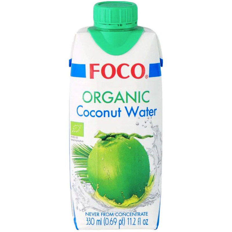 Изображение товара Вода Foco Organic питьевая кокосовая, 330мл
