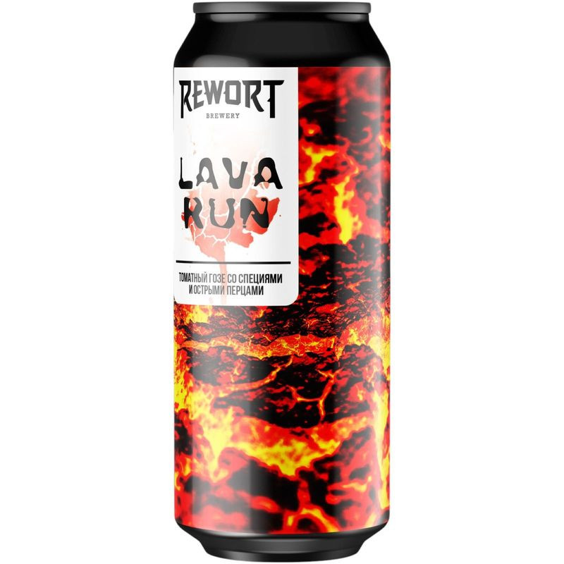 Изображение товара Пиво Rewort Lava Run светлое 6. 3% 450 мл - освежающий напиток для отдыха
