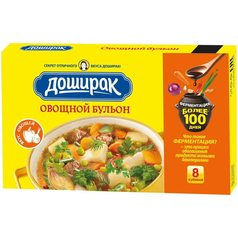 Изображение товара Бульон Доширак овощной, 80г