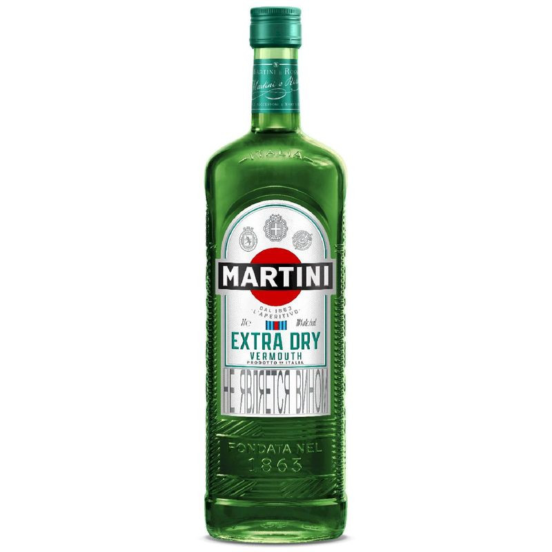 Изображение товара Вермут Martini Extra Dry белый сухой 18% 1л Италия