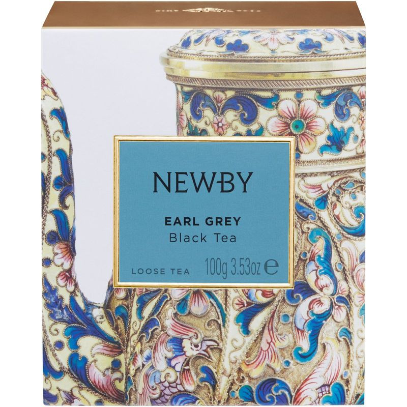 Изображение товара Чай Newby Эрл Грей черный 100г - высококачественный листовой чай