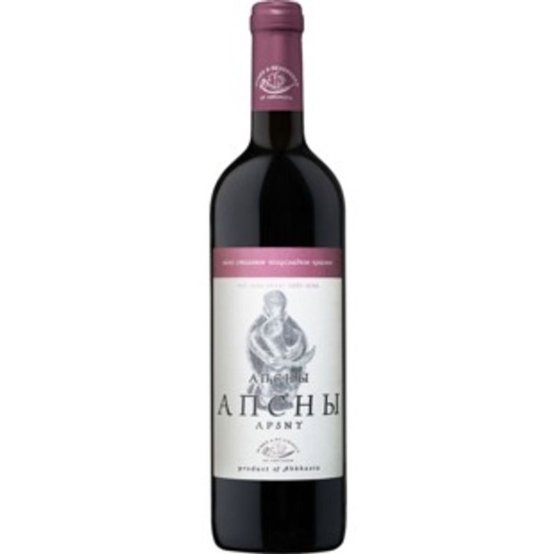 Изображение товара Вино Апсны Абхазия красное полусладкое 10% 750ml