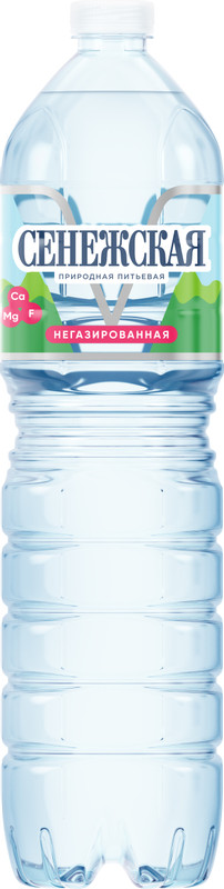 Изображение товара Вода питьевая Сенежская негазированная, 1.5л