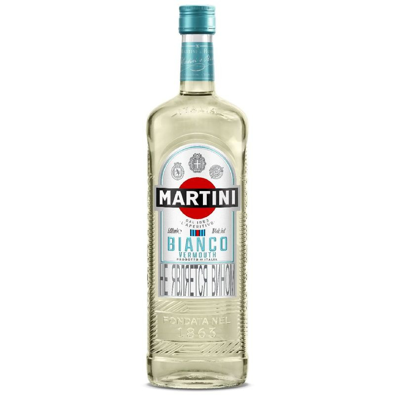 Изображение товара Напиток Вермут Martini Bianco белый сладкий 15%, 500мл