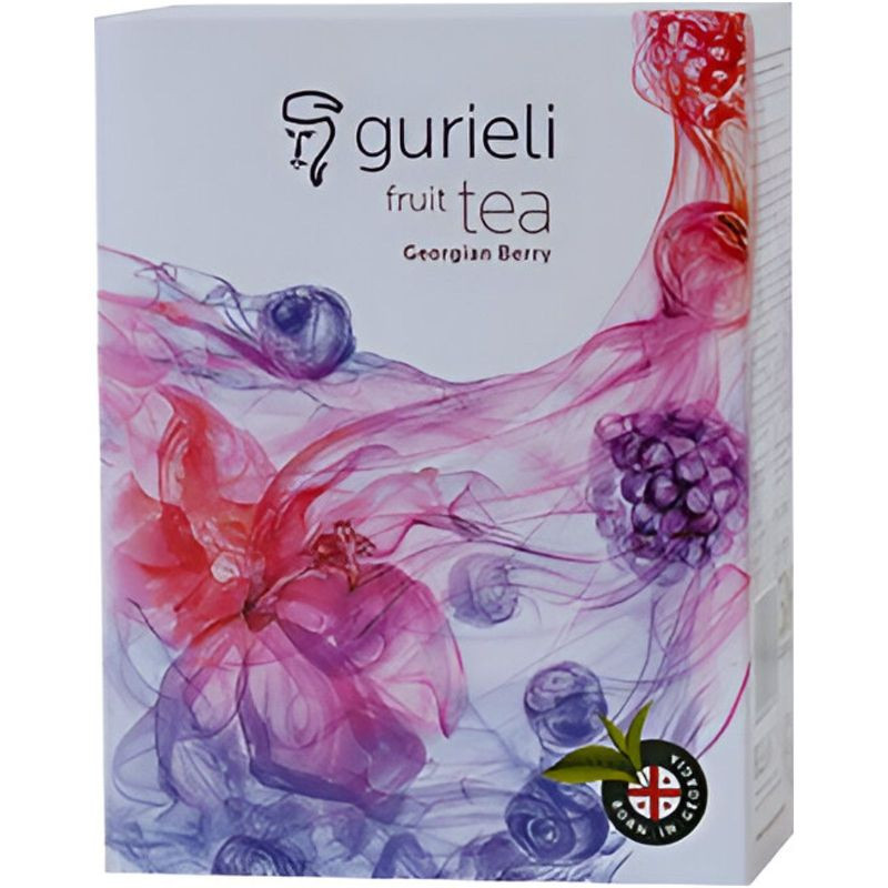 Изображение товара Чай Гуриели Ягоды Грузии 100г - чёрный чай с ягодами и фруктами натуральный