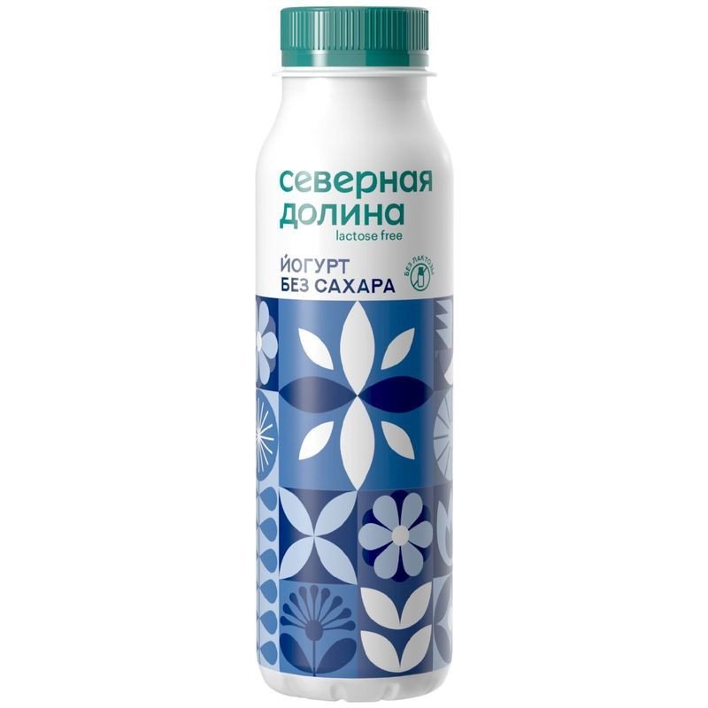 Изображение товара Йогурт Северная Долина безлактозный питьевой 2.5% 260г