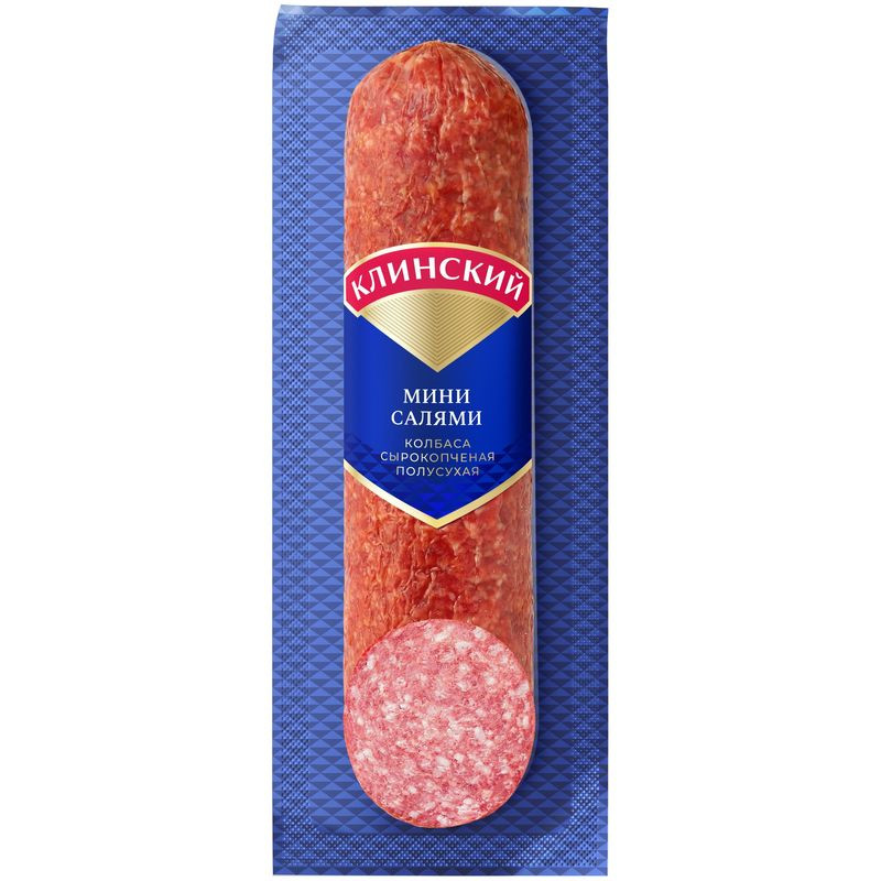 Изображение товара Мини-салями сырокопчёные Клинский 300г - вкусная колбаса для закуски