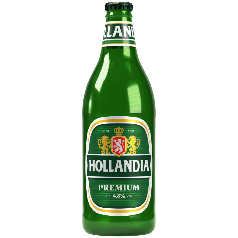 Изображение товара Пиво Hollandia светлое 4.8%, 450мл