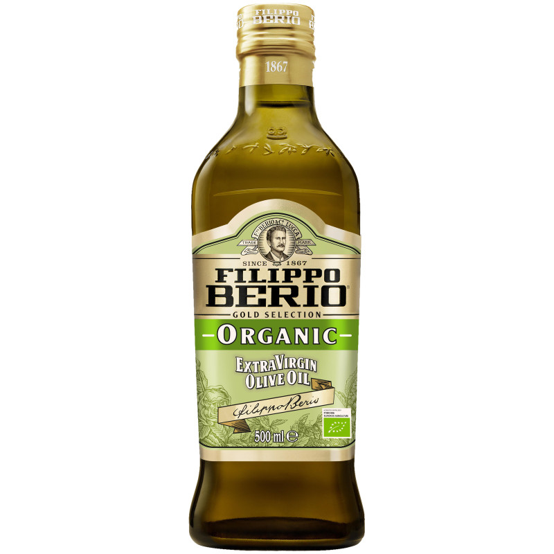 Изображение товара Масло оливковое Filippo Berio Extra Virgin Organic нерафинированное, 500мл