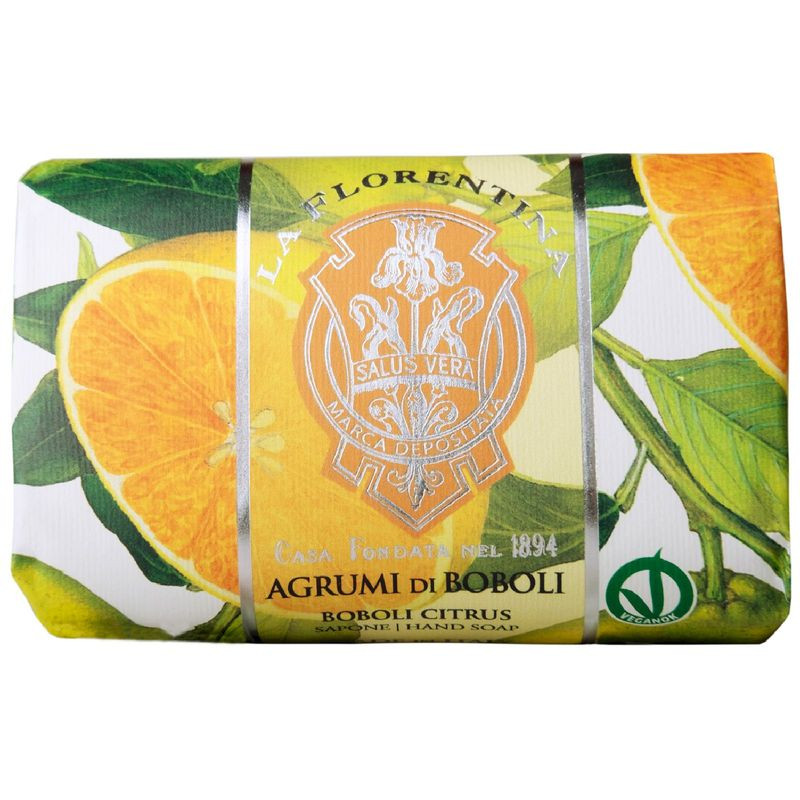 Изображение товара Твердое мыло La Florentina Цитрус 200г натуральное с маслом ши и цитрусовым ароматом