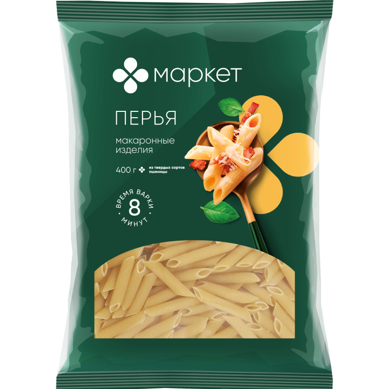 Изображение товара Макароны Перья группы А Маркет, 400г