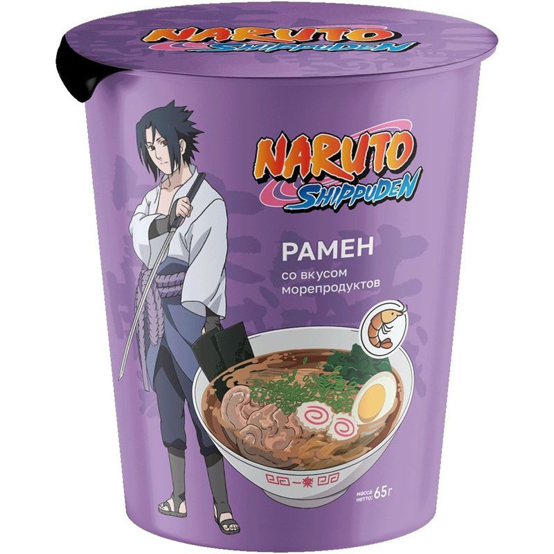 Изображение товара Лапша Naruto рамен морепродукты 65 г быстрый перекус