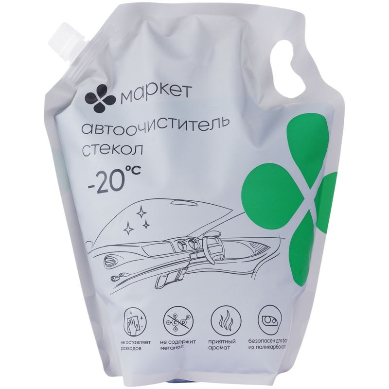 Изображение товара Автоочиститель стёкол -20C Маркет 4л эффективное средство для зимней очистки