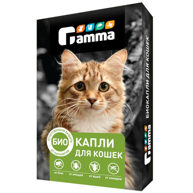 Изображение товара Биокапли Gamma для кошек