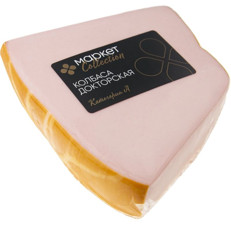 Изображение товара Колбаса Докторская варёная категории А в натуральной оболочке Маркет Collection