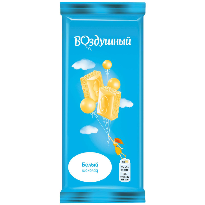 Изображение товара Шоколад Воздушный белый пористый, 80г
