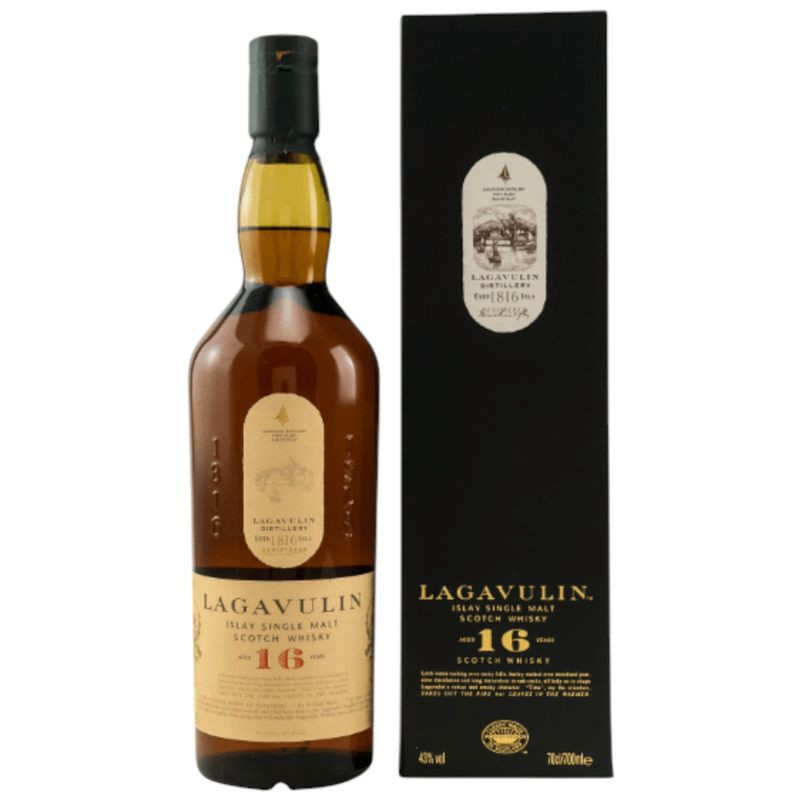 Изображение товара Виски Lagavulin односолодовый 16 лет 43% 700мл Высококачественный шотландский ароматный напиток
