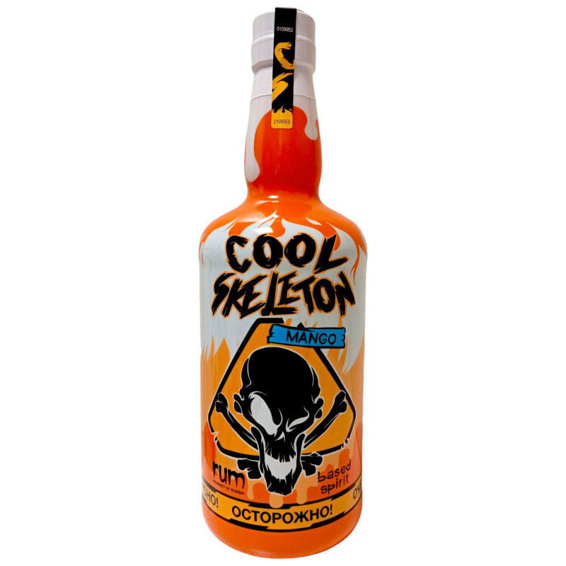 Изображение товара Ром Cool Skeleton Mango 37,5% 700мл ароматный напиток с манго