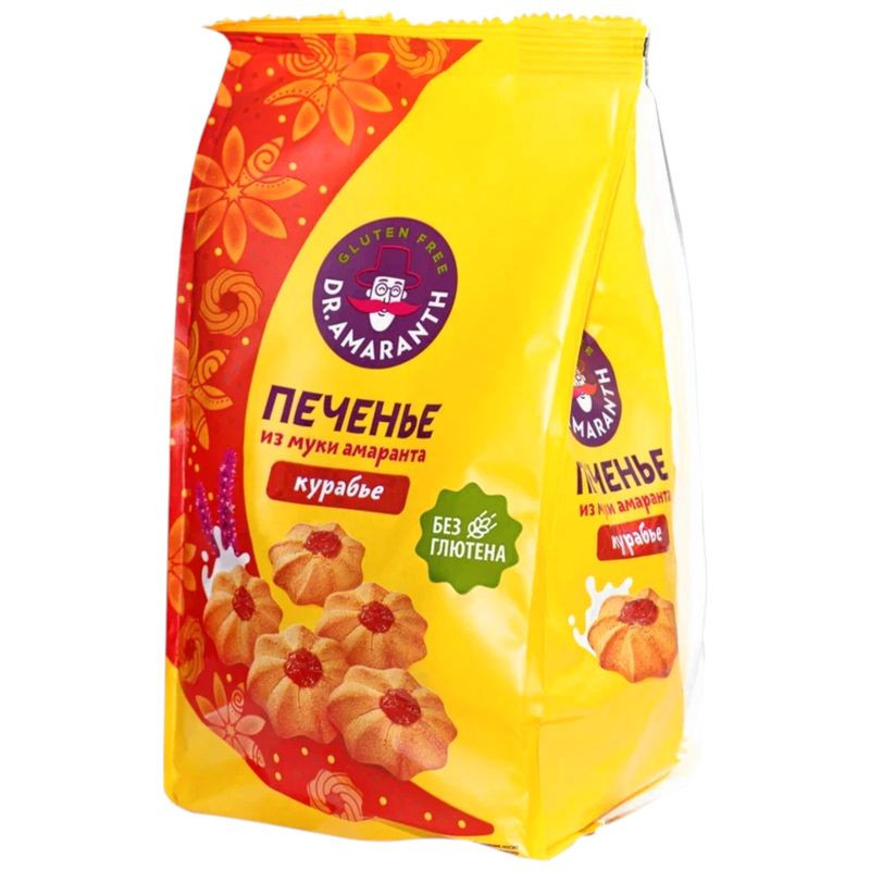 Изображение товара Печенье Dr.Amaranth Курабье с амарантовой мукой 200 г