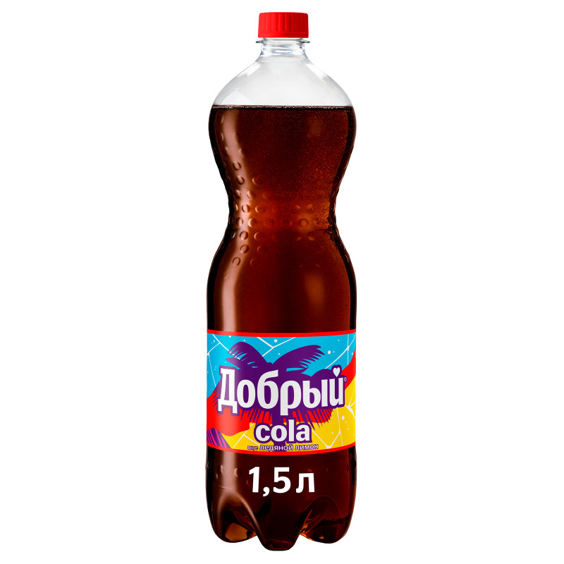 Изображение товара Напиток газированный Добрый Cola Ледяной лимон, 1.5л