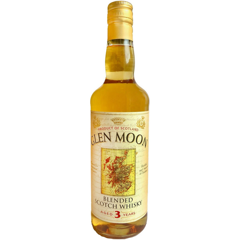 Изображение товара Виски Glen Moon купажированный 40% 700 мл Италия мягкий вкус высшее качество