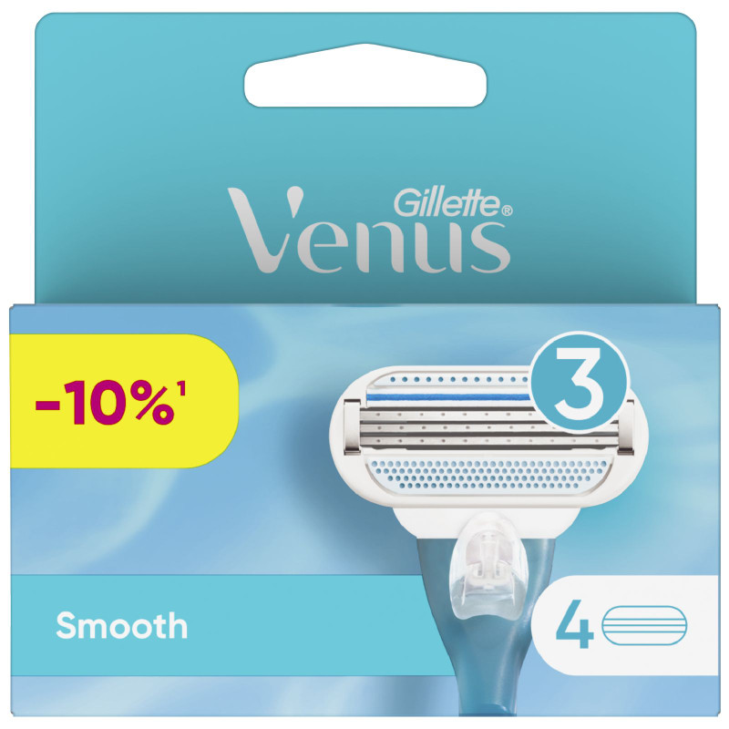 Изображение товара Кассеты для бритья Venus женские сменные 4шт