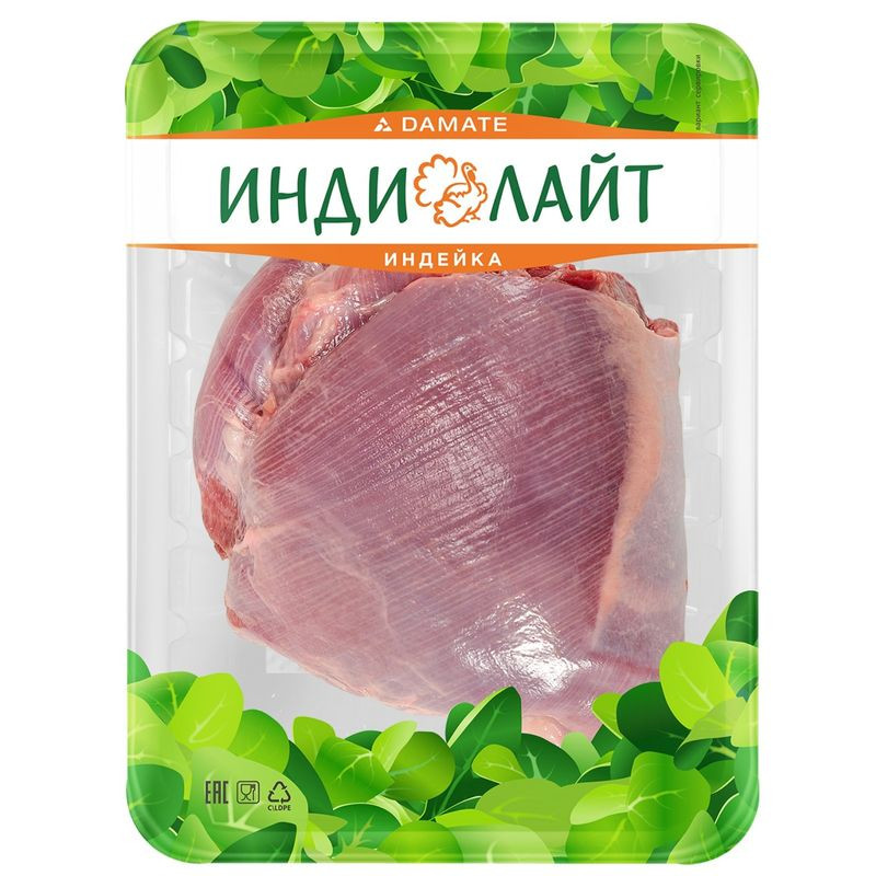 Изображение товара Филе бедра индейки ИндиЛайт охлажденное 410г - свежий и полезный продукт для здорового питания