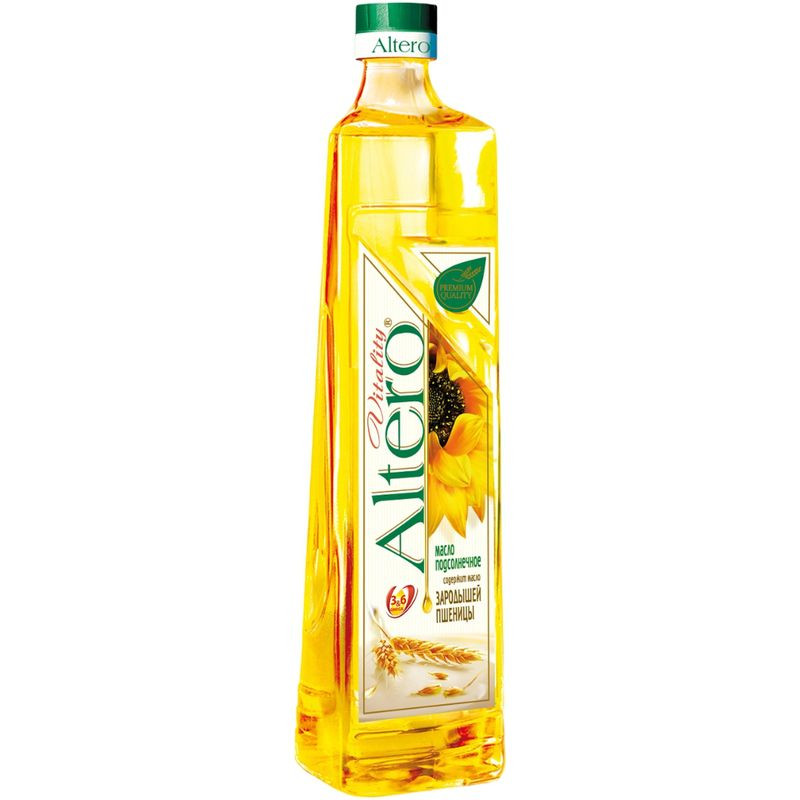 Изображение товара Масло подсолнечное Altero с зародышами пшеницы 810мл Россия
