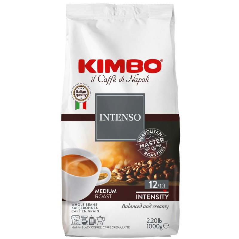 Изображение товара Кофе в зёрнах Kimbo Aroma Intenso 1 кг Италия средняя обжарка