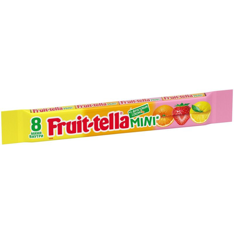 Изображение товара Конфеты Fruittella Mini жевательные с фруктовым соком 88 г Россия
