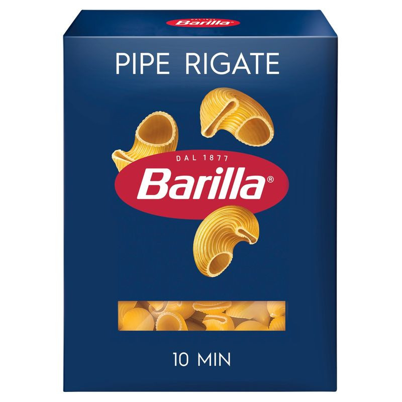 Изображение товара Макароны Barilla Pipe Rigate n.91 из твёрдых сортов пшеницы, 450г