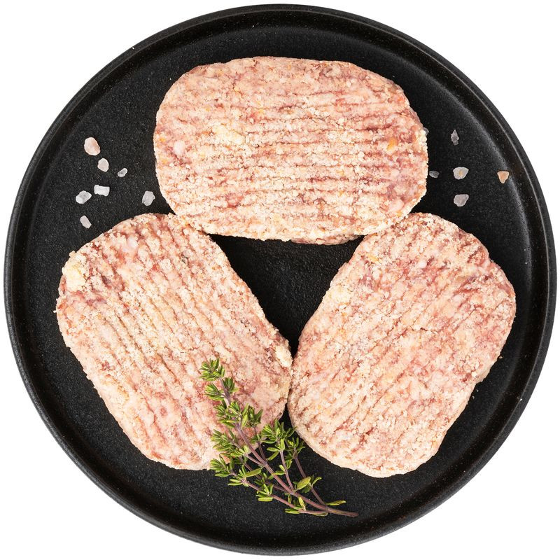 Изображение товара Домашние котлеты из говядины и свинины с панировкой 150 г