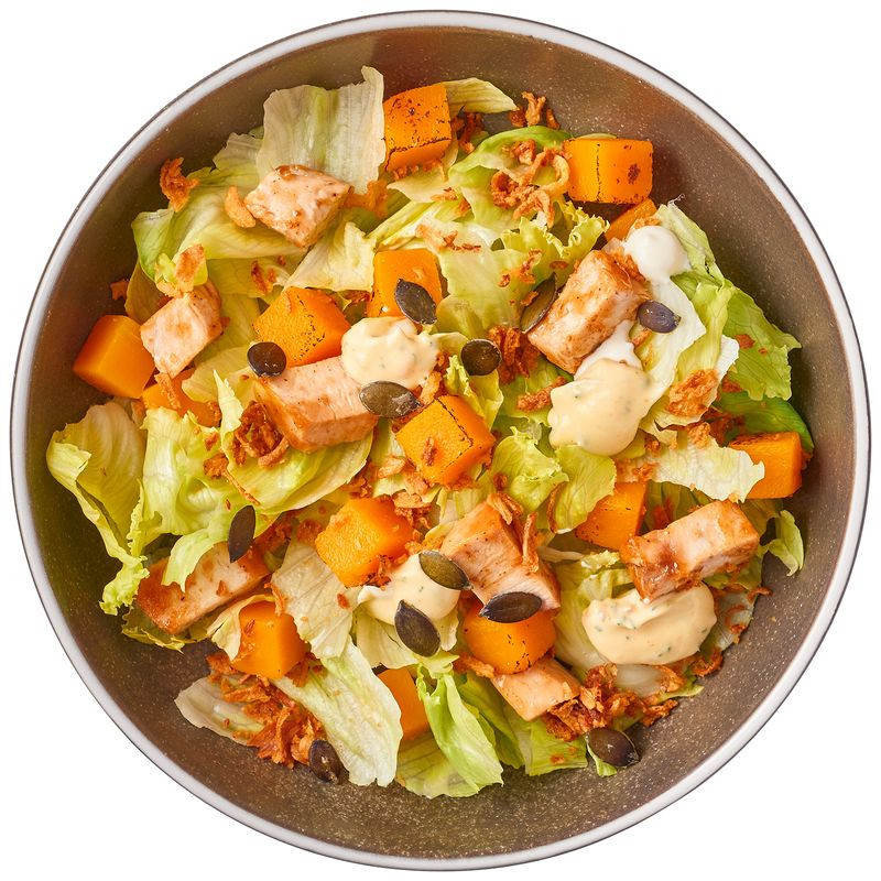 Изображение товара Салат Перекрёсток Select с индейкой барбекю 210г