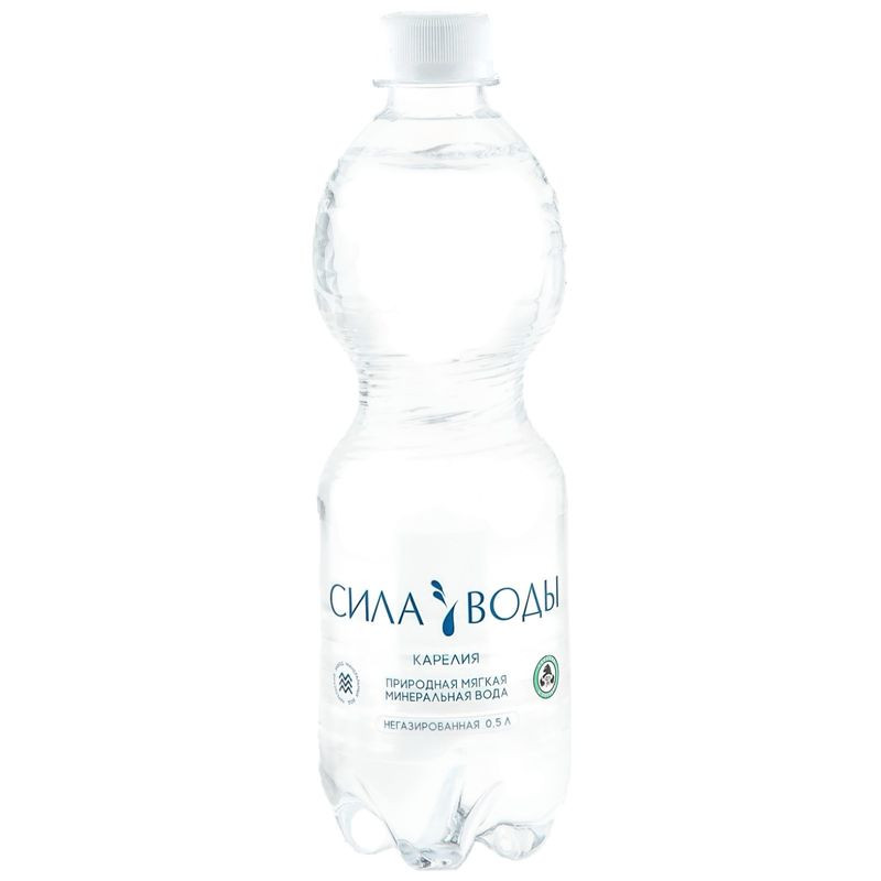 Изображение товара Минеральная вода негазированная Сила Воды Карелия 500 мл - природная столовая вода из России