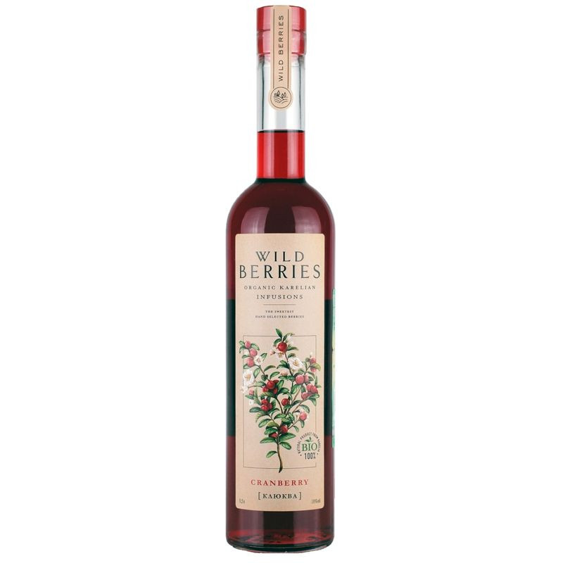 Настойка Wild Berries Cranberry сладкая 18%, 500мл - купить с