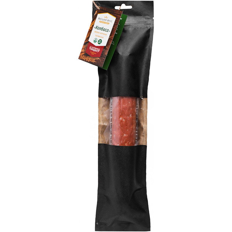 Изображение товара Колбаса Высший Вкус Таллинская вялено-копченая 250г натуральная и вкусная