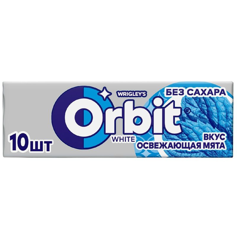 Изображение товара Жевательная резинка Orbit Освежающая мята, 13.6г