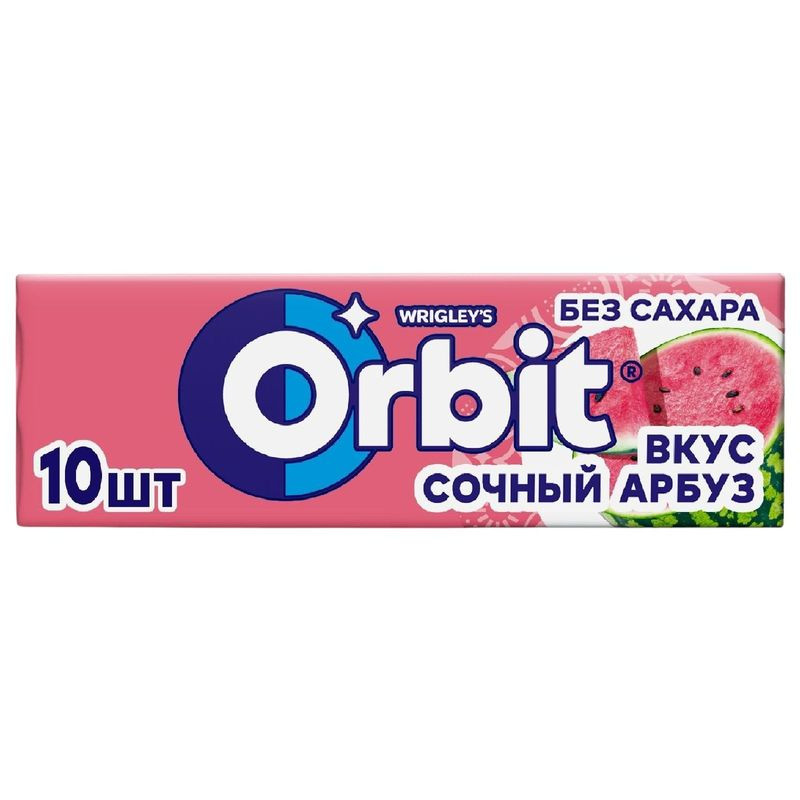 Изображение товара Жевательная резинка Orbit Сочный арбуз, 13.6г
